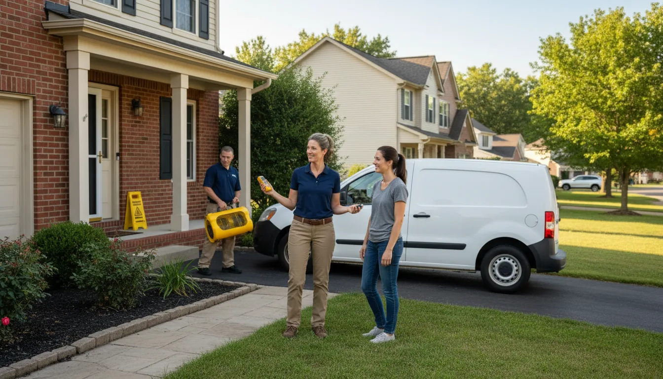 Residential water damage restoration in Ashland, NH
